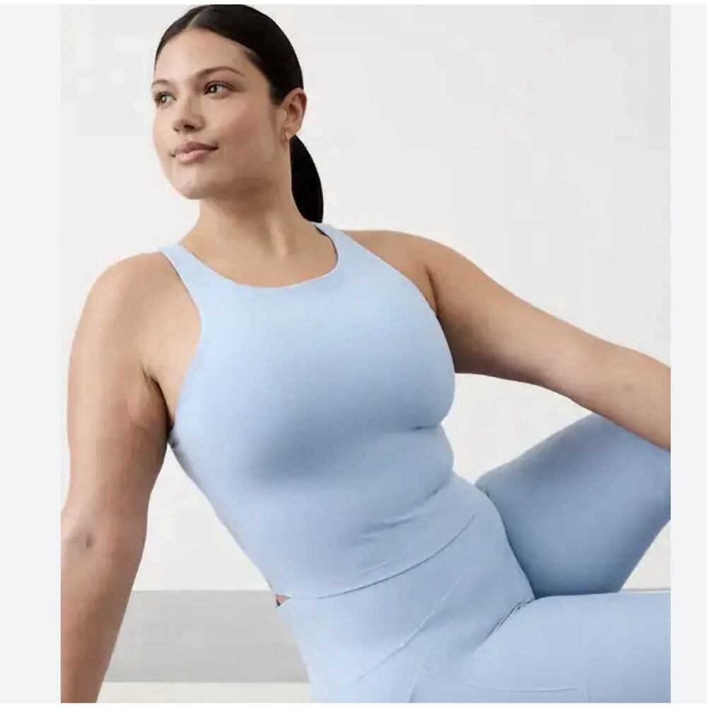 NWT Athleta Purpose Crop Sports Bra D-DD XLarge New Women Bonnet Padded
